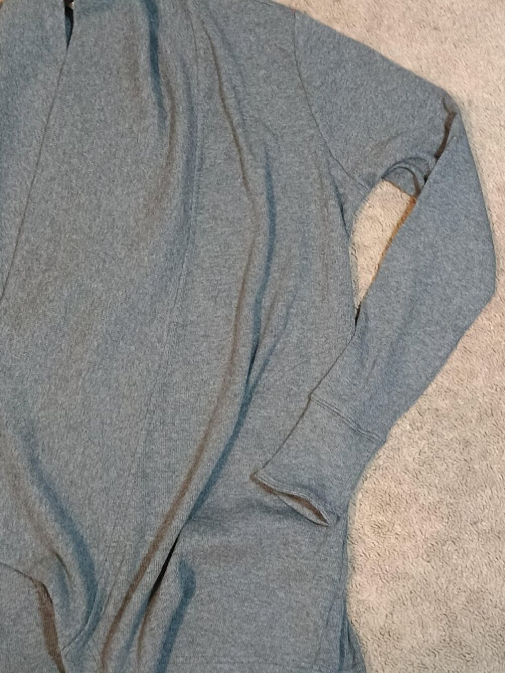 Athleta/Pranayama Cardigan/Womens XXS/Gray/Athleisure Travel Wrap Thumbhole Pock - Picture 5 of 6